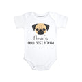 Personalized Pug baby clothes Dog sibling baby outfit