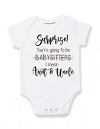 Daiichiban Designs Pregnancy surprise for Aunt and Uncle Funny baby announcement ideas