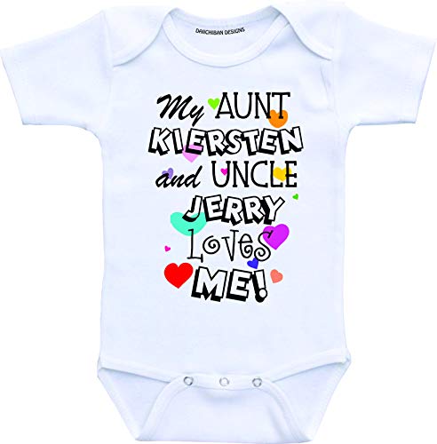 My Aunt and Uncle Love me Baby Clothes