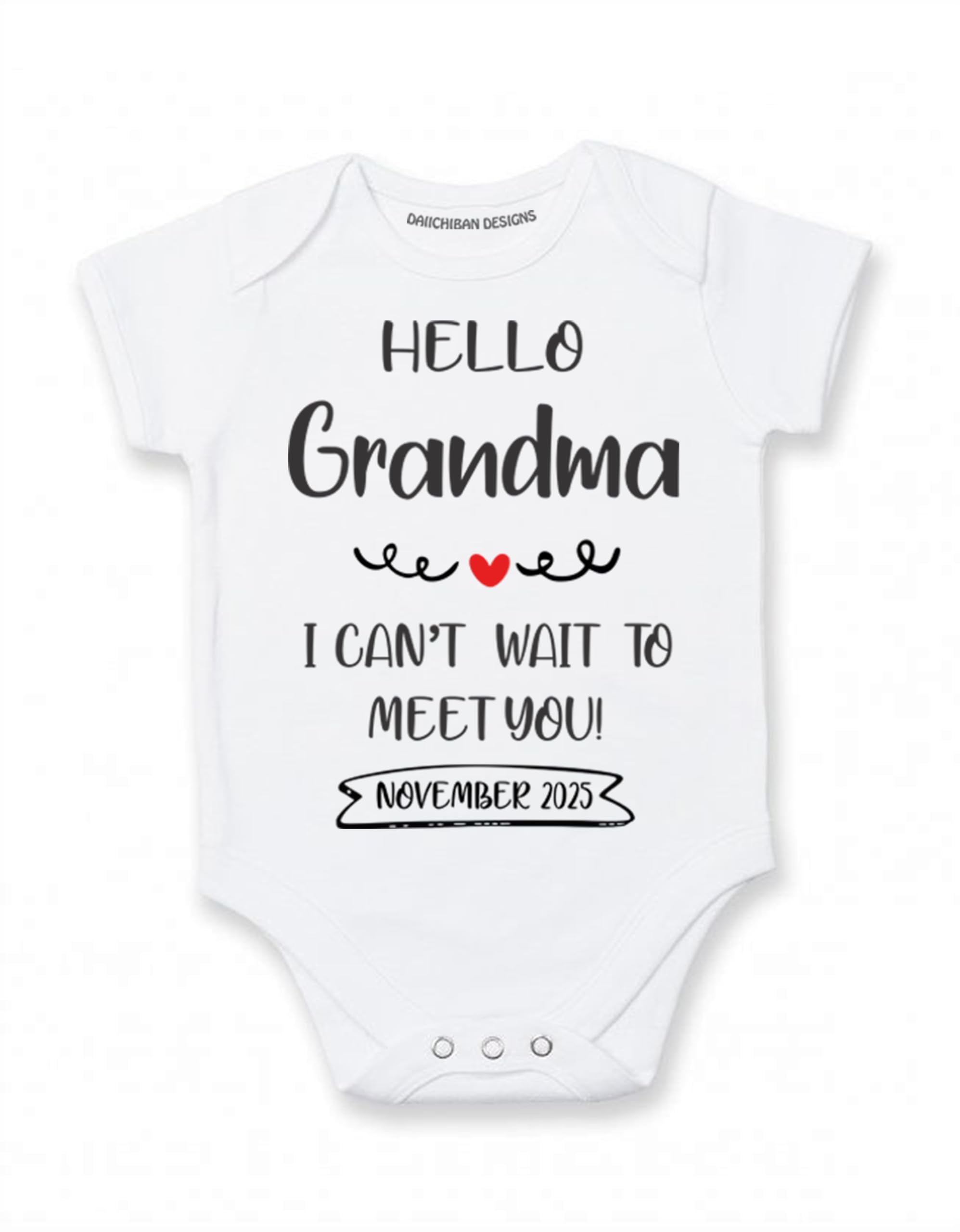 Daiichiban Designs grandma pregnancy announcement gifts