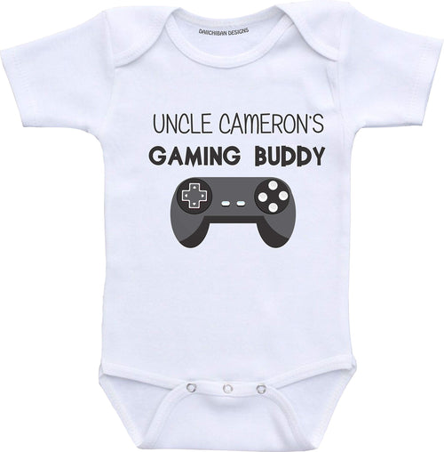 Custom Uncle Baby Clothes Gaming Buddy Infant Onesie