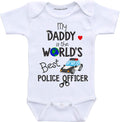 Daiichiban Designs Daddy Police Officer Law Enforcement Onepiece Baby boy Clothes