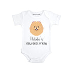 Custom Dog baby bodysuit Personalized Pomeranian baby clothes
