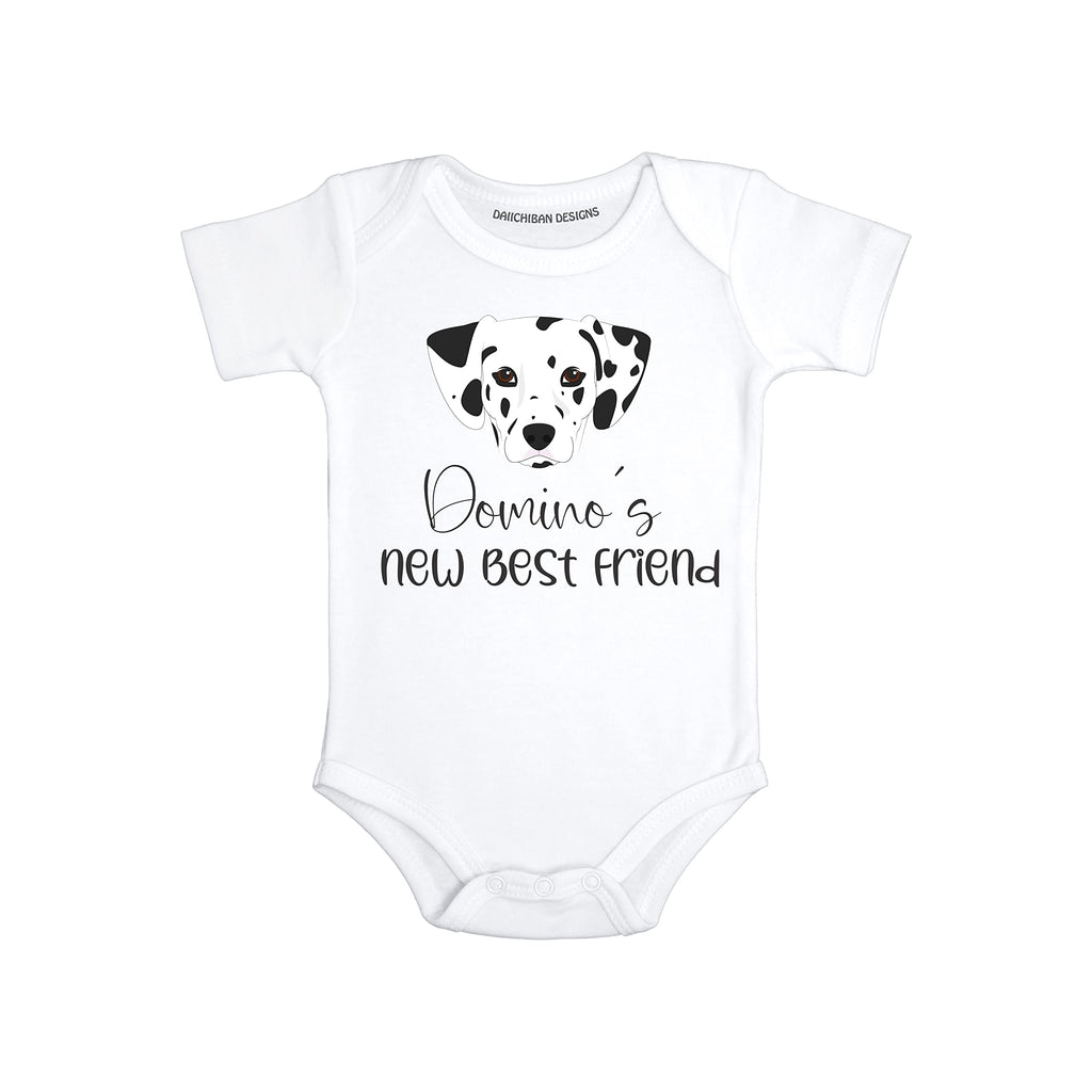Personalized Dog baby gifts Dalmatian baby clothes