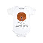 Custom Dog baby gifts Personalized Chow chow baby clothes