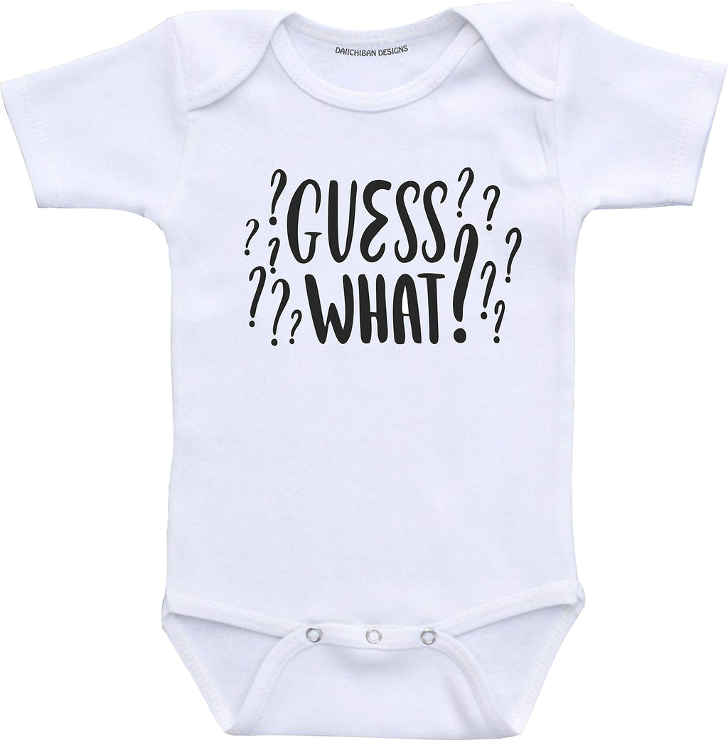 Guess what pregnancy announcement shirt