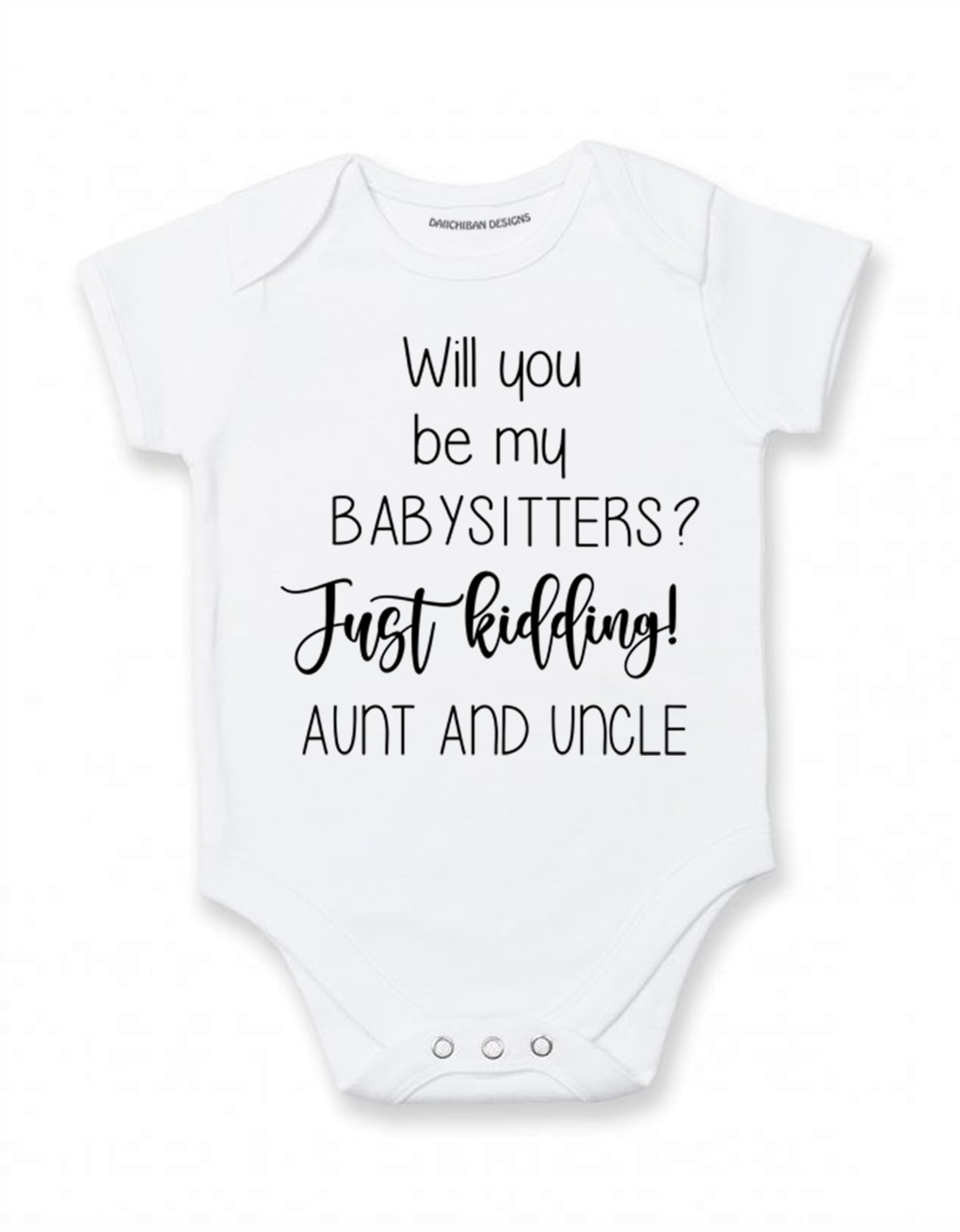 Daiichiban Designs Funny pregnancy announcement to aunt and uncle baby announcement gifts